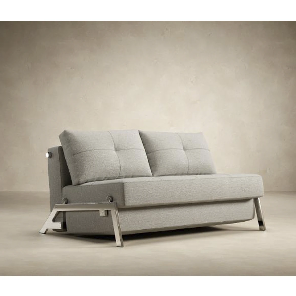 Cubed Sofa Bed with Chrome Legs - Image 5