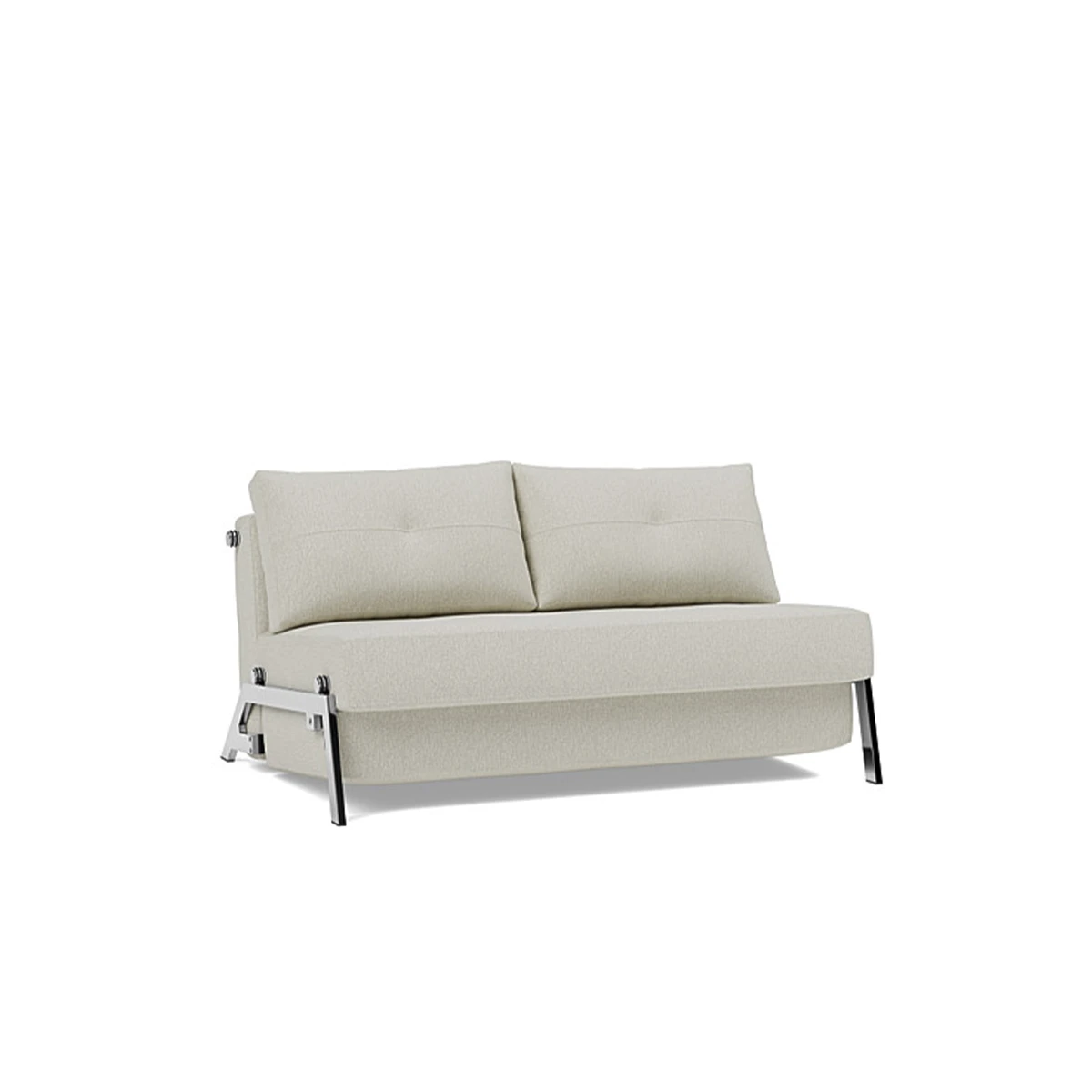 Cubed Sofa Bed with Chrome Legs - Image 7