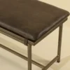 Zancor Bench in Antique Brass Finish - Image 4