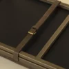 Zancor Bench in Antique Brass Finish - Image 3